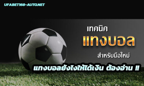 วิธีแทงบอล UFABET